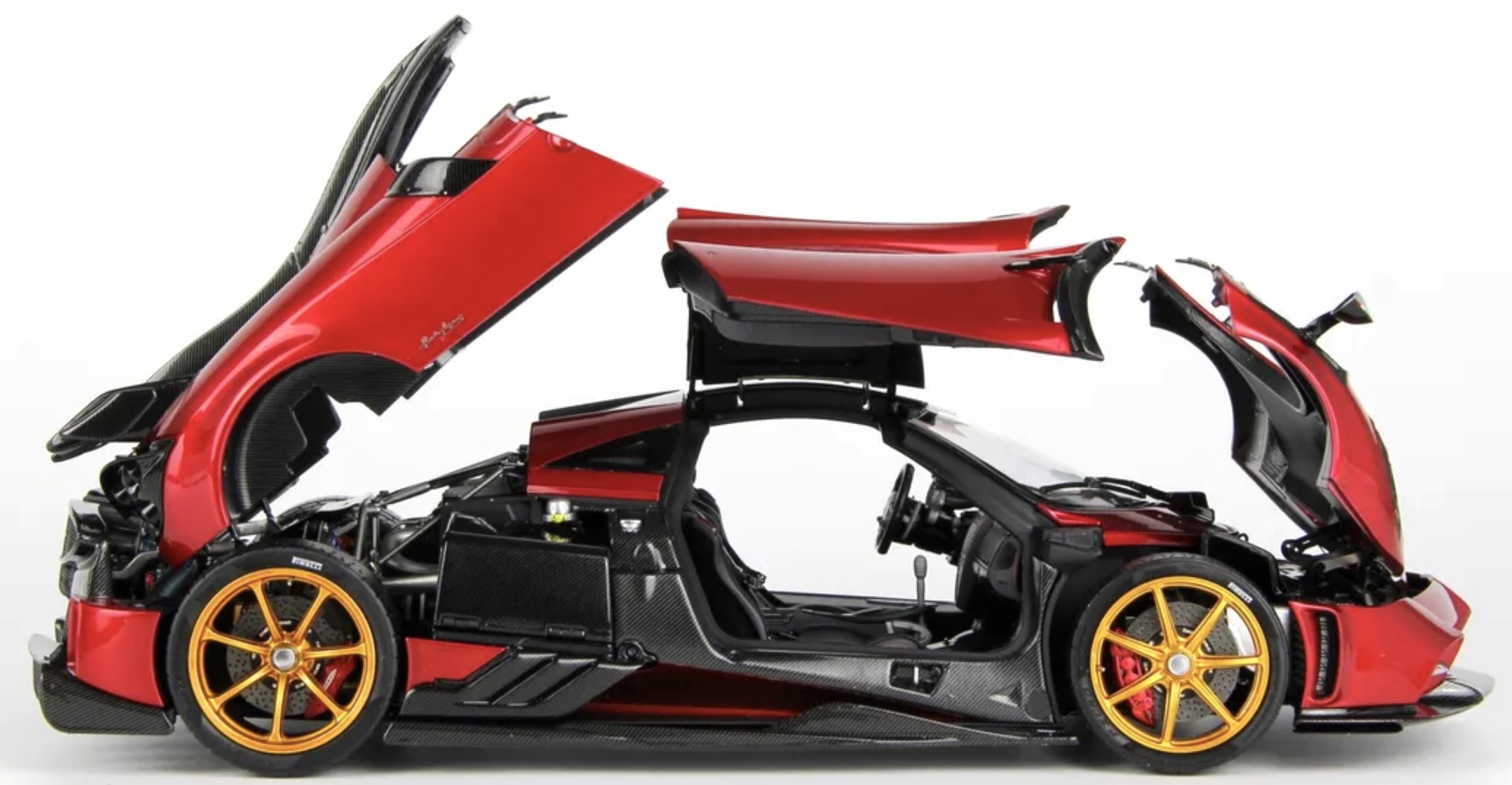 Pagani Imola Coupe red 1:18 LCD Model