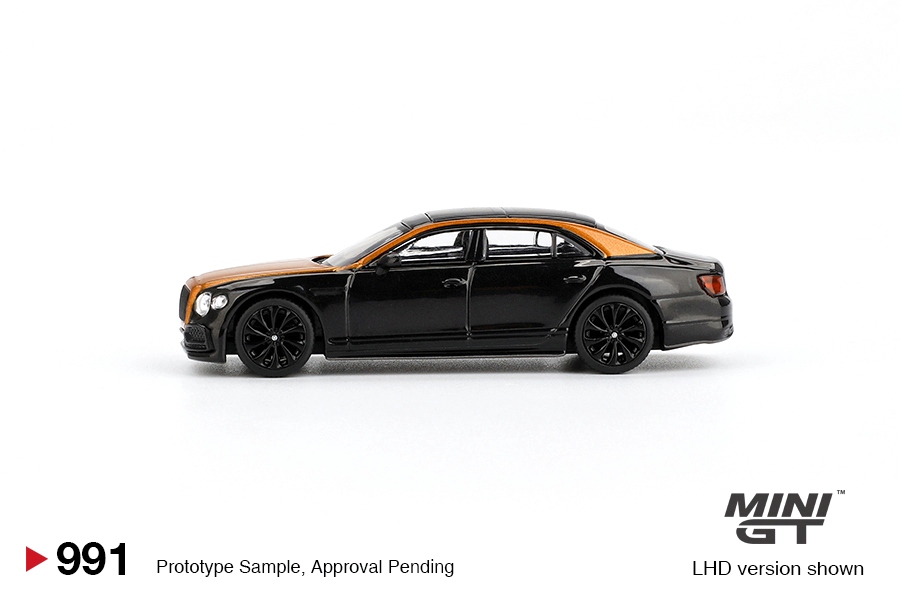 Bentley Flying Spur Orange flame, onyx 1:64 Mini GT