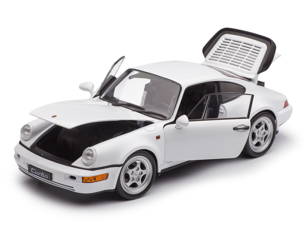 Porsche 911 Turbo (964) white 1:18 Welly