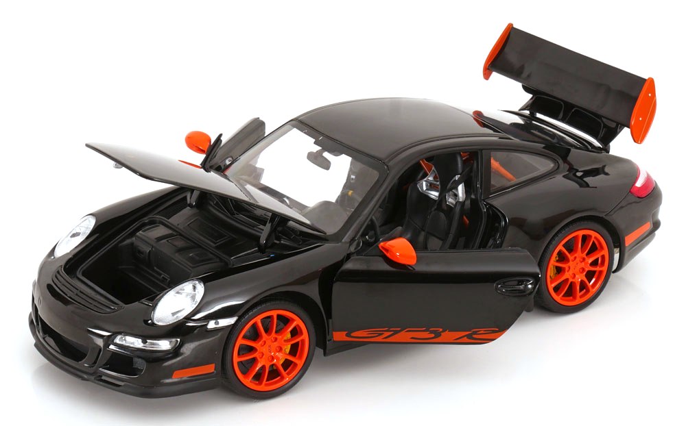 Porsche 911 (997) GT3 RS black 1:18 Welly