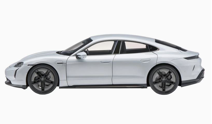 Porsche Taycan Turbo S ice grey metallic 1:18 Porsche Dealer edition