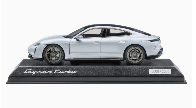 Porsche Taycan Turbo J1.2 ice grey metallic 1:43 Porsche Dealer Edition