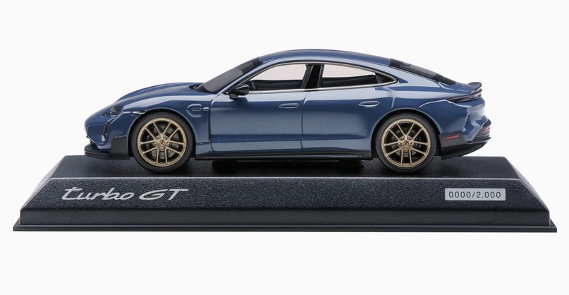 Porsche Taycan Turbo GT J1.2 pale blue metallic 1:43 Porsche Dealer Edition