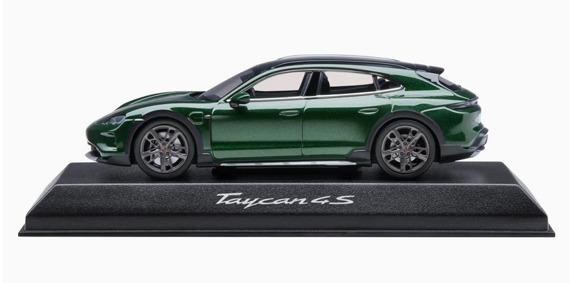 Porsche Taycan 4S Cross Turismo oak green neo 1:43 Porsche Dealer Edition