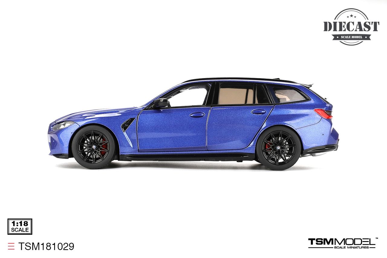 BMW M3 Touring G81 2023 Portimao blue metallic 1:18 TSM Model