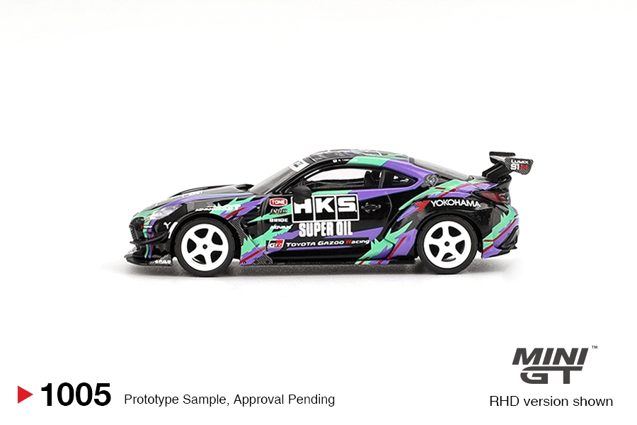 Toyota GR86 HKS type R 2022 TOJYO Auto Salon 1:64 Mini GT