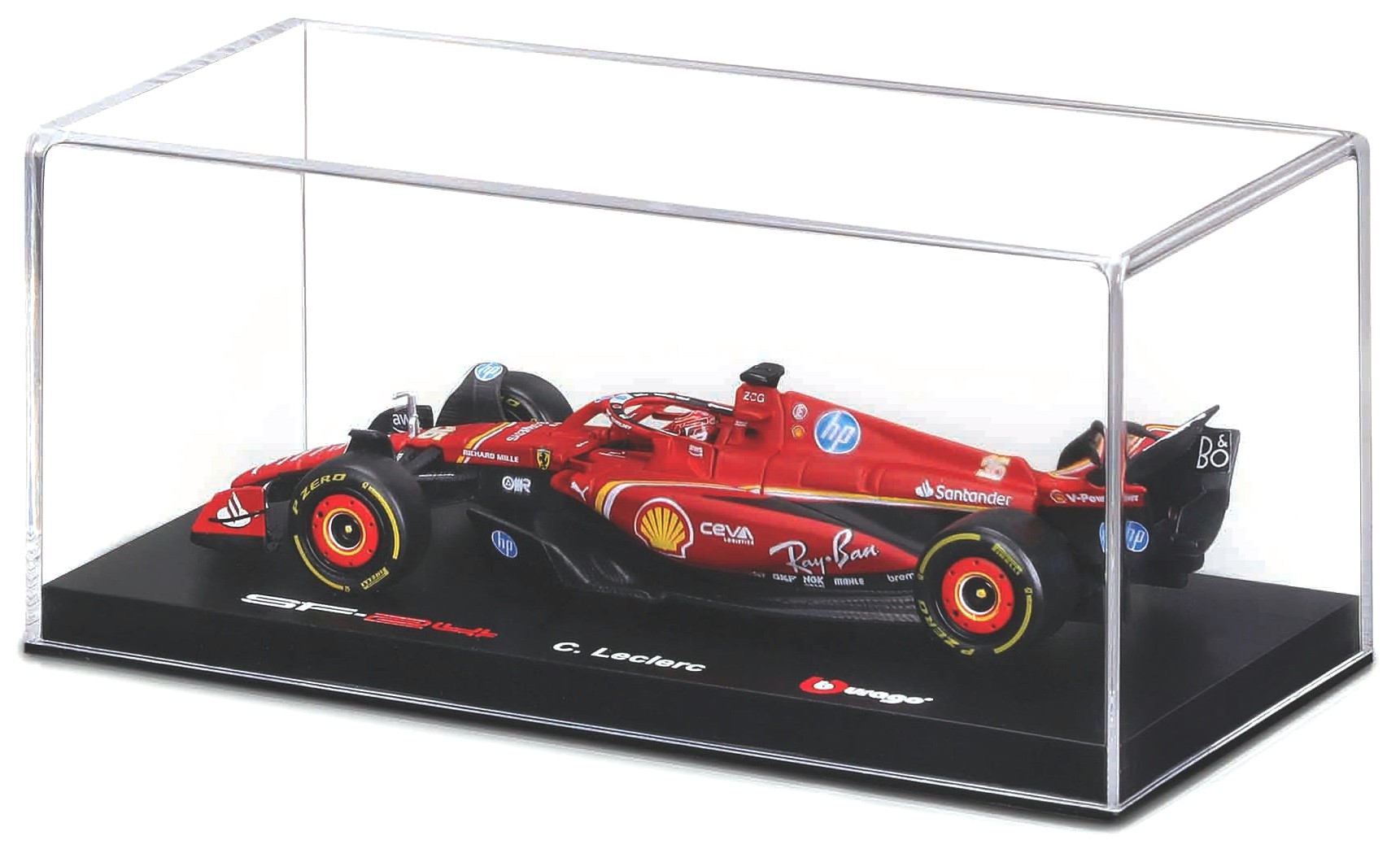 Ferrari SF-24 #16 Ch.Leclerc with Helmet 1:43 Bburago