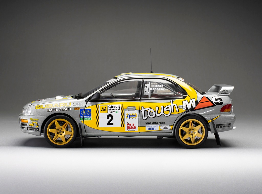 Subaru Impreza 555 #2 B.Fisher/R.Kennedy Winner AA Circuit of Ireland 1999 1:18 Sun Star