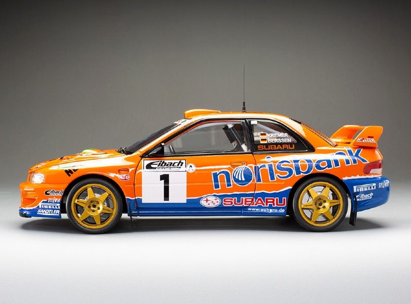 Subaru Impreza WRC S5 #1 A.Kremer/F.Berßen Winner ADAC Rallye Deutschland 1999 1:18 Sun Star