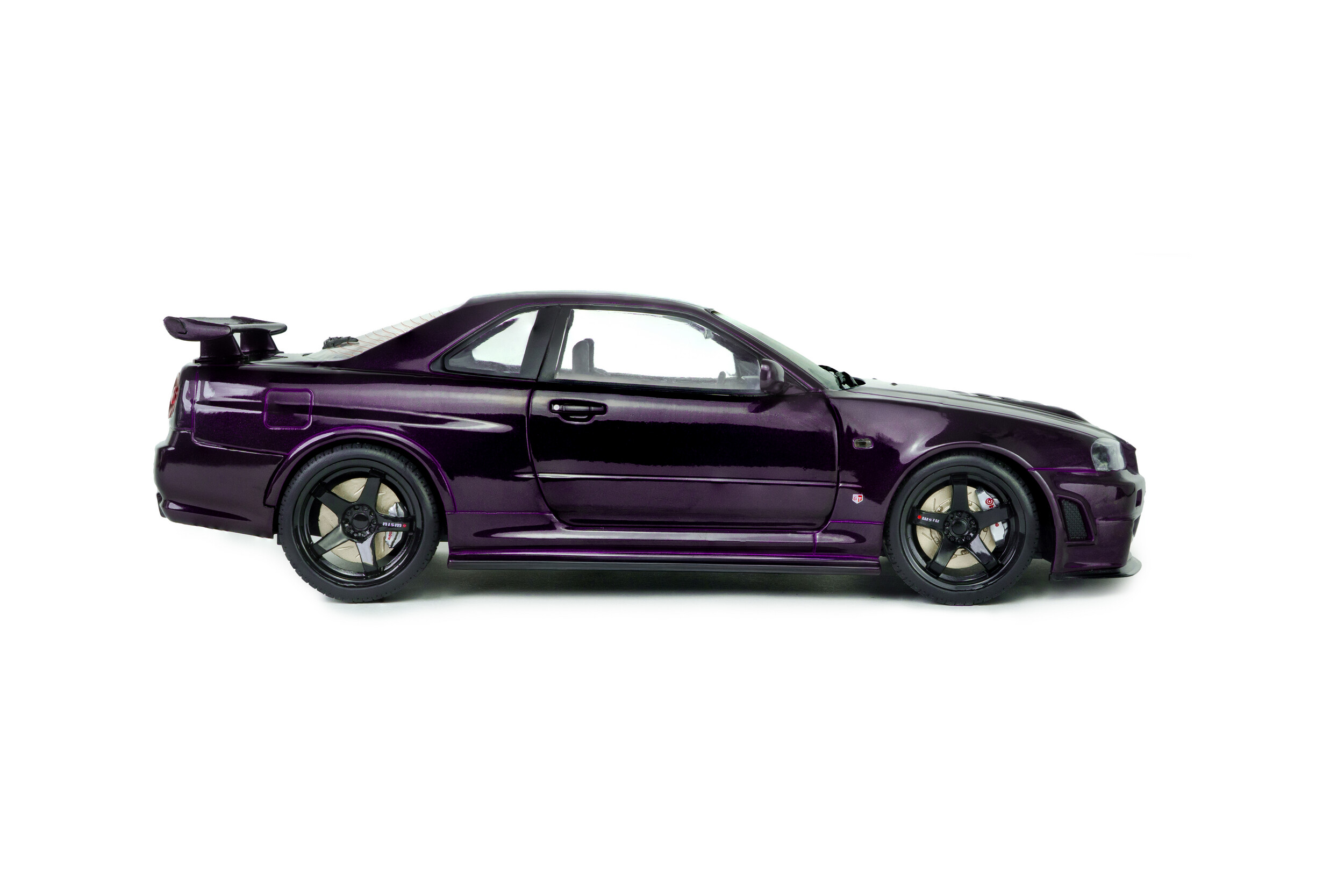 Nissan Skyline R34 GT-R Z Tune 1999 midnight purple 1:18 Solido