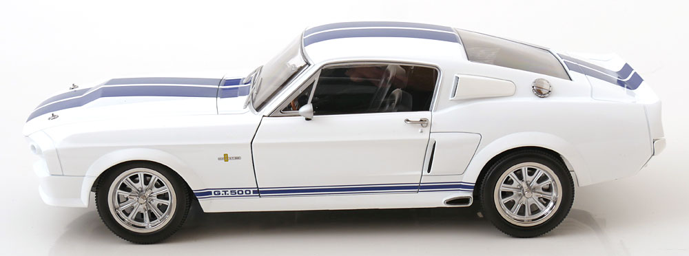 Ford Mustang Shelby GT500 Eleanor 1967 white/blue 1:12 KK Scale