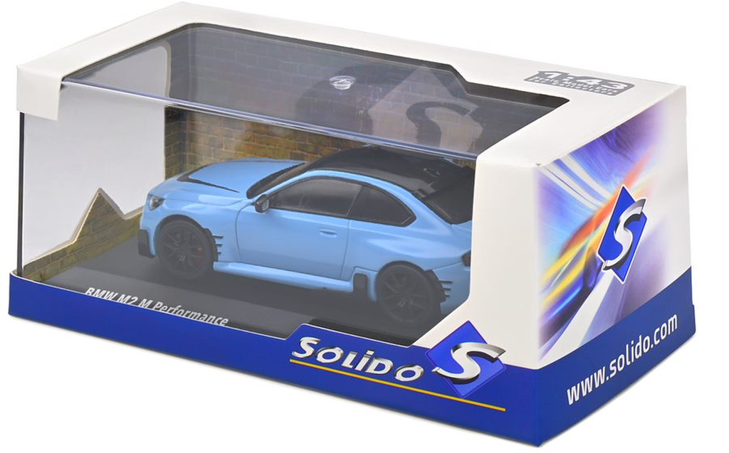 BMW M2 G87 2023 blue 1:43 Solido