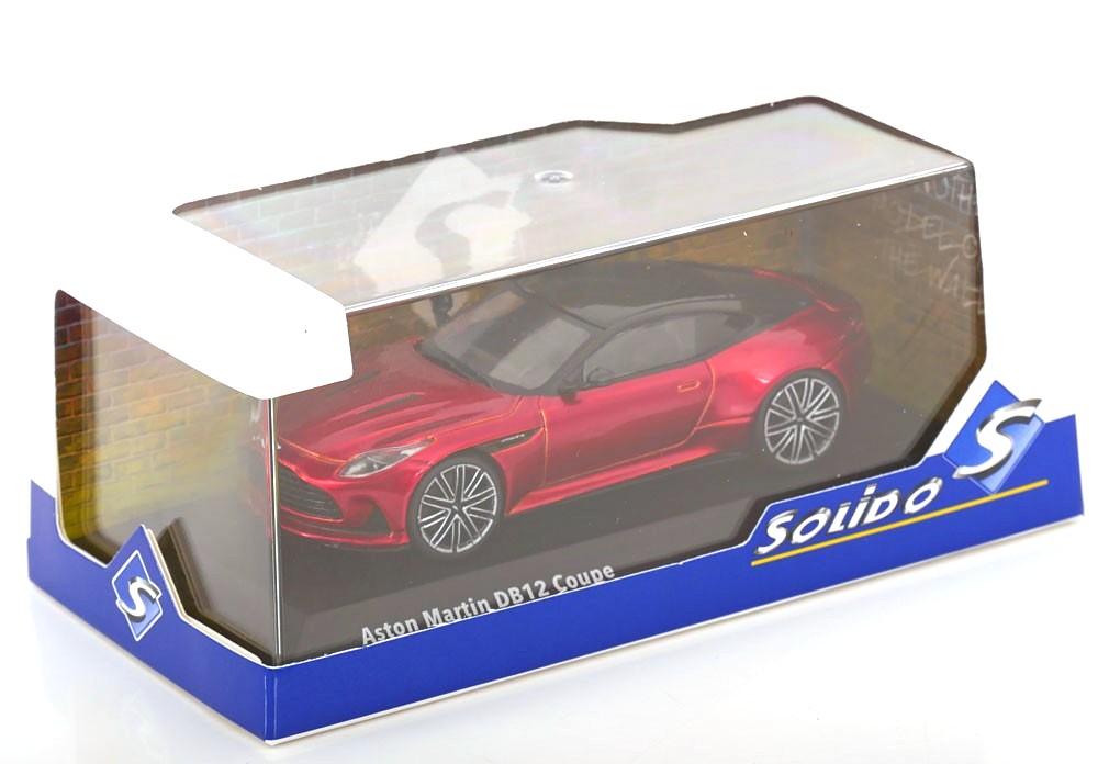Aston Martin DB12 2023 red 1:43 Solido