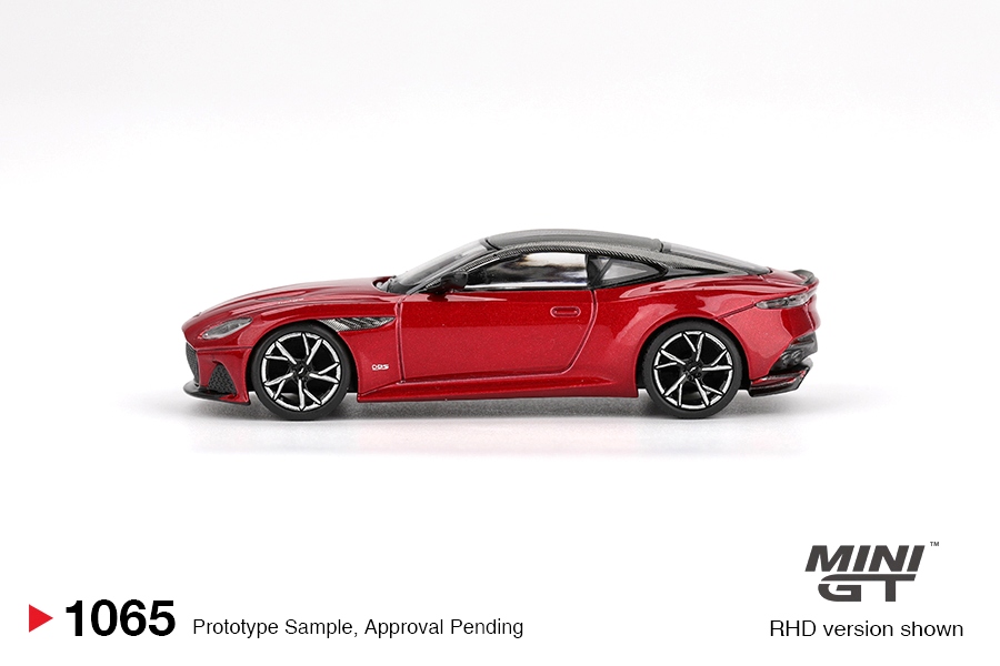 Aston Martin DBS Hyper Red 2023 1:64 Mini GT