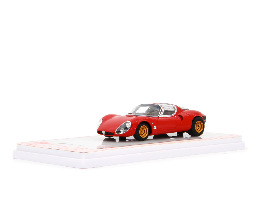 Alfa Romeo 33 Coupè Stradale 1967 Museum Version red 1:43 Laudoracing Models