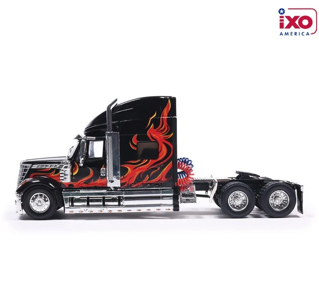 International Lonestar 2010 black with flames 1:64 Ixo America