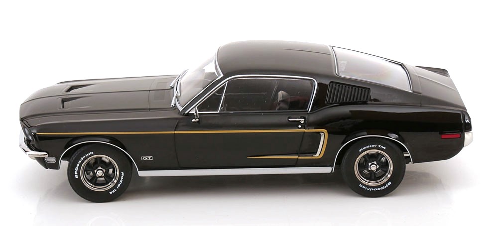 Ford Mustang GT Fastback 1968 black 1:18 KK Scale