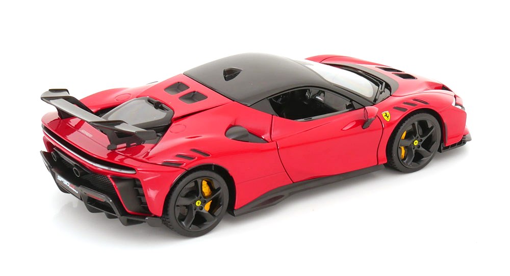 Ferrari SF90XX Stradale 2024 red/red seats 1:18 Bburago