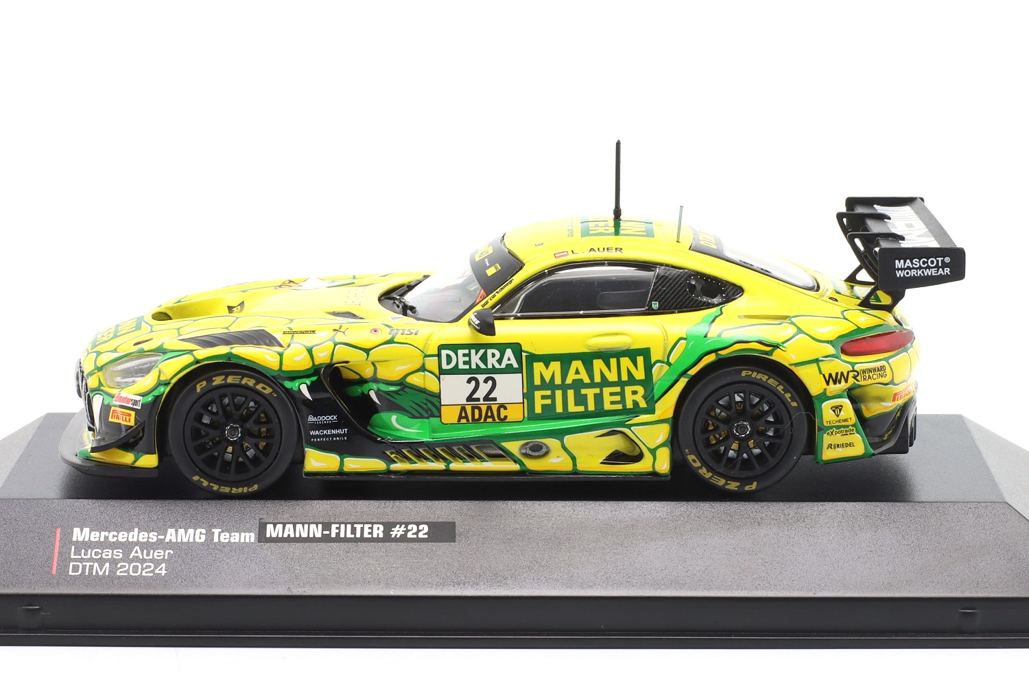 Mercedes-Benz AMG GT3 EVO Team Winward #22 L.Auer DTM 2024 1:43 Ixo Models