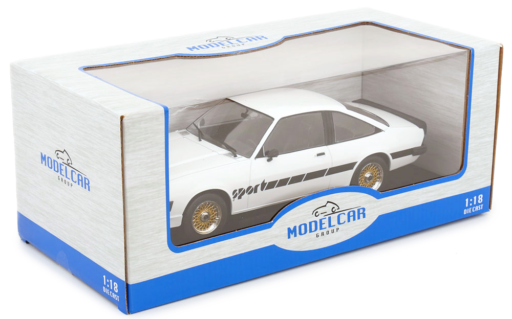 Opel Manta B Sport white 1:18 MCG 