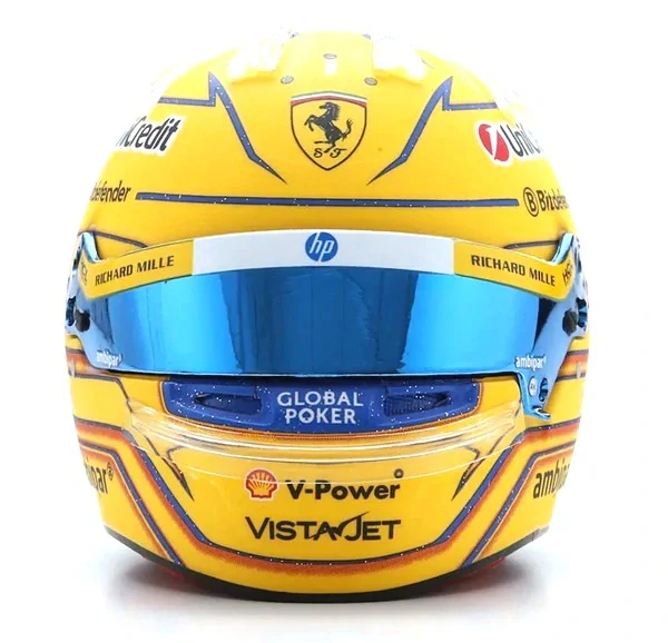 Helmet - Lewis Hamilton - Scuderia Ferrari HP Miami GP 2025 1:5 Look Smart Models