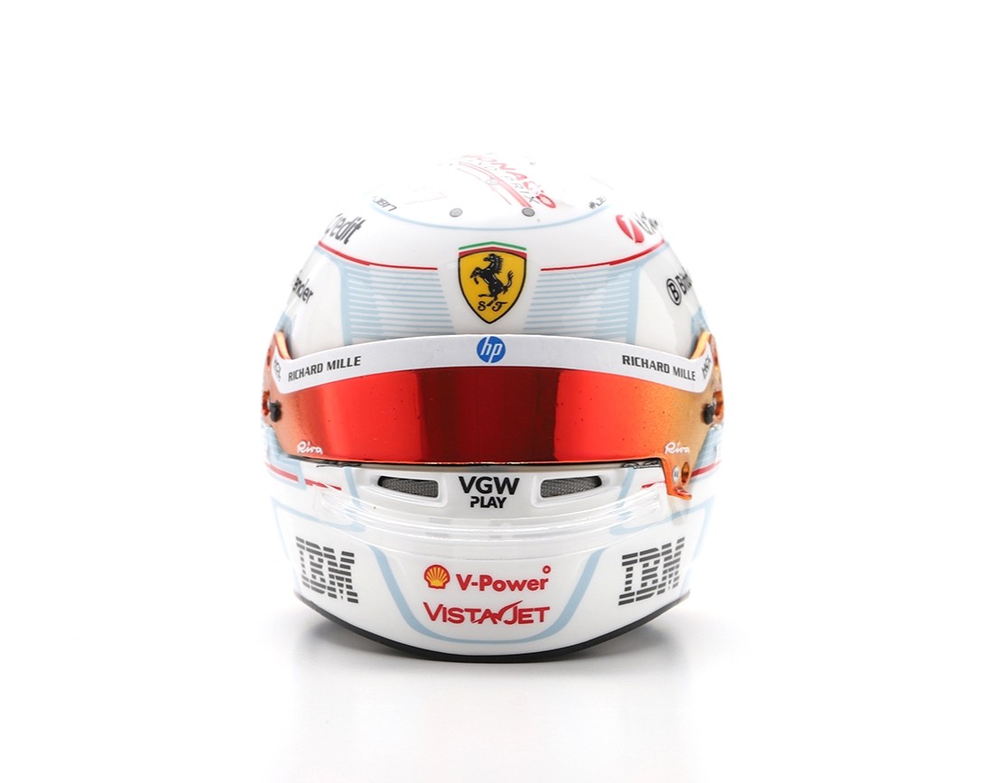 Helmet - Charles Leclerc - Scuderia Ferrari HP 2nd Monaco GP 2025 1:5 Look Smart Models