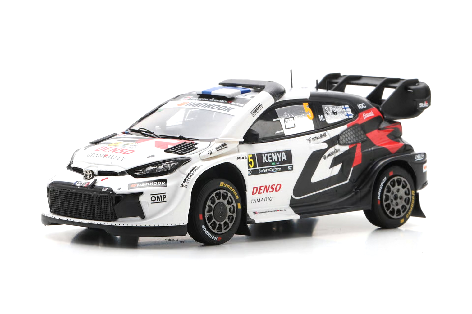Toyota GR Yaris Rally1 Toyota GAZOO Racing WRT #5 Pajari/Salminen 4th Rally Safari 2025 1:43 Spark