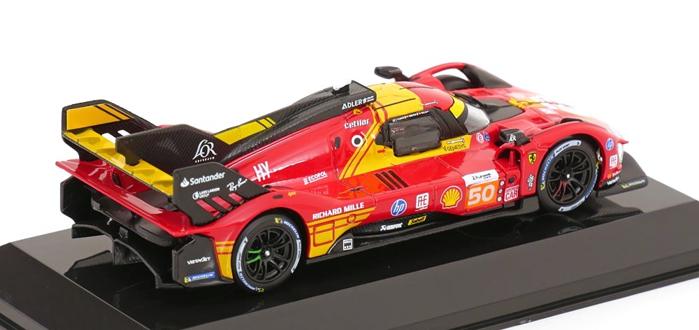 Ferrari 499P AF Corse #50 Fuoco/Molina/Nielsen Winner 24H Le Mans 2024 1:43 Bburago