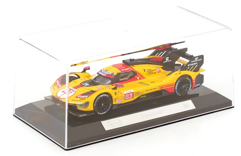 Ferrari 499P AF Corse #83 Kubica/Shwartzman/Ye 24H Le Mans 2024 1:43 Bburago