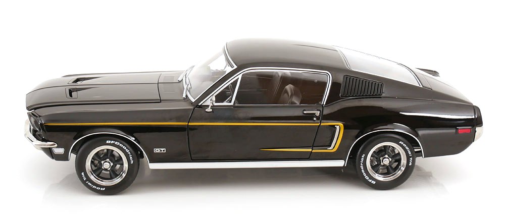 Ford Mustang GT Fastback 1968 black 1:12 KK Scale