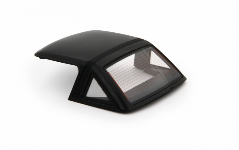 Hard Top + Soft Top for Alfa Romeo Spider 1.6 - 2.0i 1990 black 1:18 Laudoracing Model