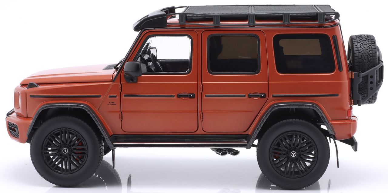 Mercedes-Benz G-Class G63 AMG V8 Biturbo 4x4 2022 copper metallic 1:18 iScale