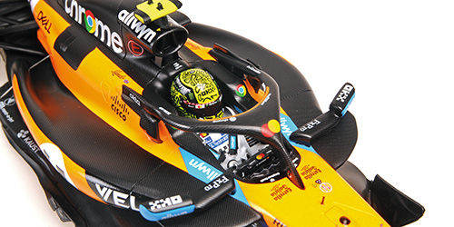 McLaren F1 Team MCL39 #4 L.Norris Winner Monaco GP 2025 1:18 Minichamps