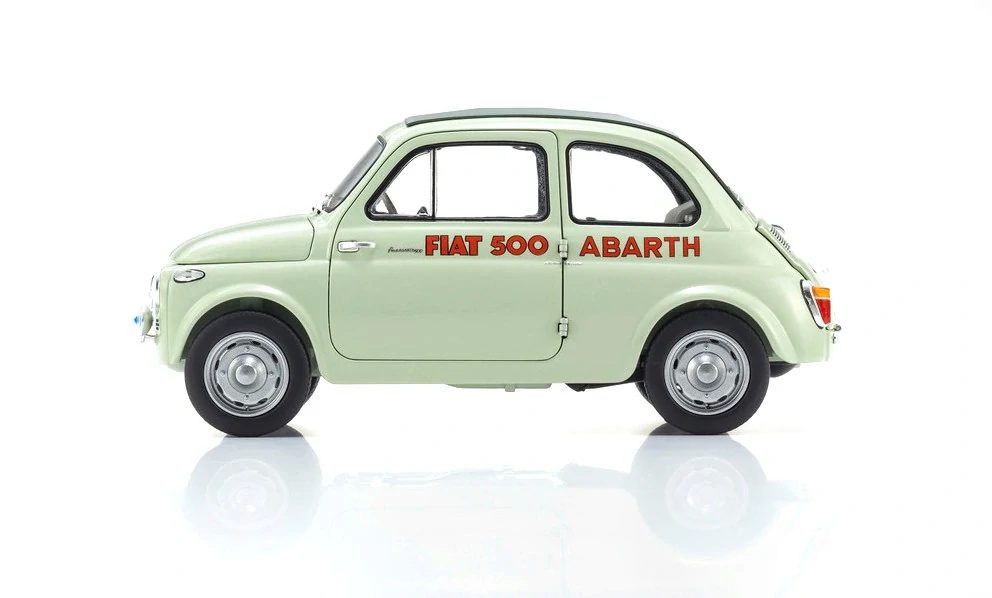 Fiat 500 Abarth Record 1958 green 1:18 Kyosho