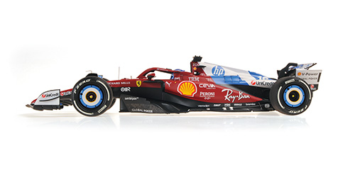 Ferrari SF-25 #16 C.Leclerc Miami GP 2025 with Driver Figurine 1:18 B.B.R.