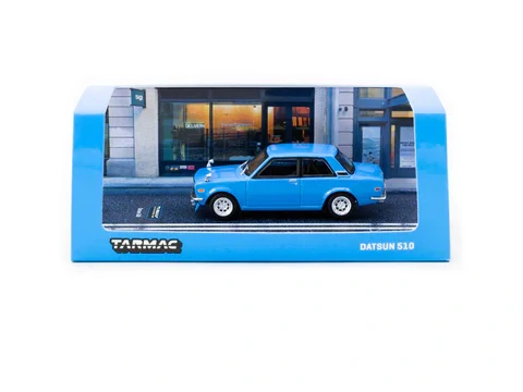 Datsun 510 light blue 1:64 Tarmac