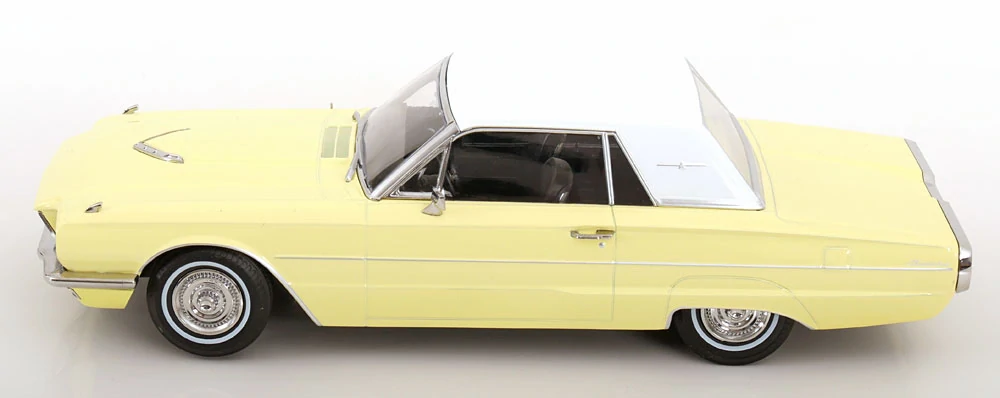 Ford Thunderbird Hardtop Coupe 1966 light yellow/white 1:18 KK Scale