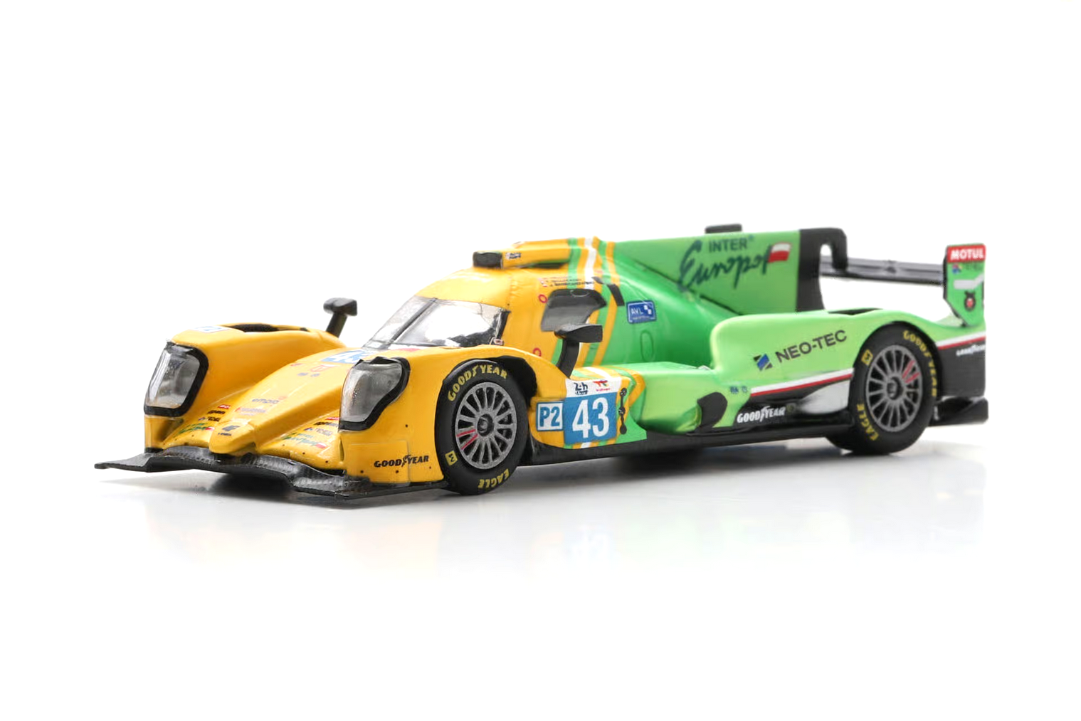 Oreca 07 - Gibson INTER EUROPOL COMPETITION #43 Smiechowski/Dillmann/Yelloly Winner LMP2 class 24H Le Mans 2025 1:64 Spark