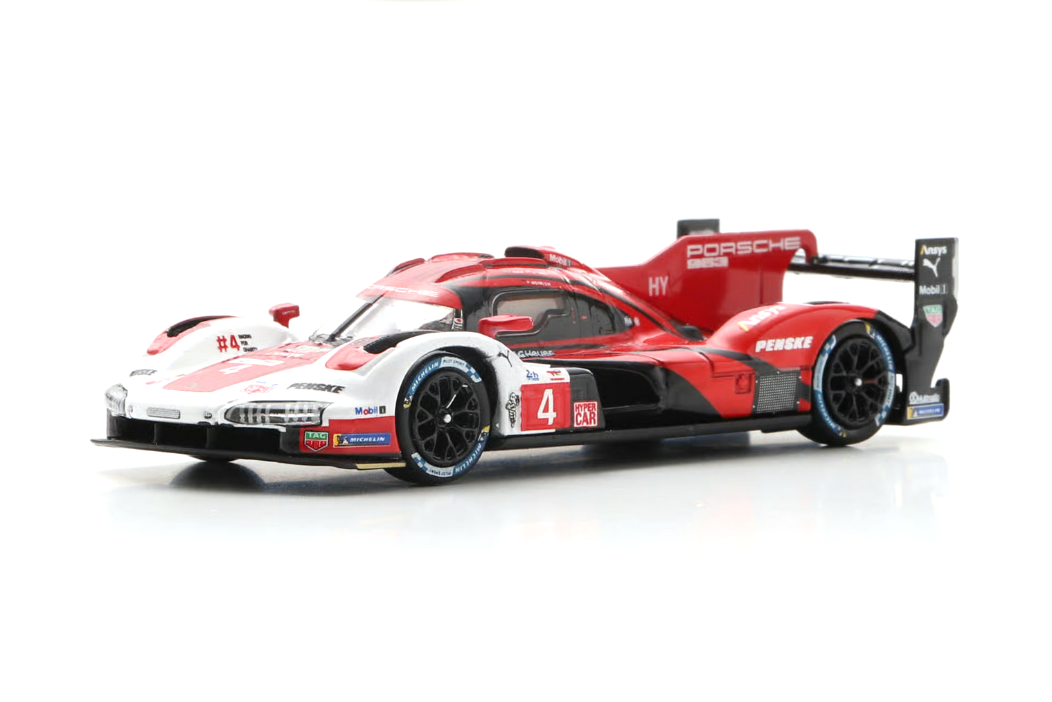 Porsche 963 PORSCHE PENSKE MOTORSPORT #4 Nasr/Tandy/Wehrlein 8th 24H Le Mans 2025 1:64 Spark