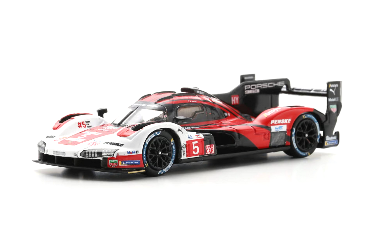 Porsche 963 PORSCHE PENSKE MOTORSPORT #5 Andlauer/Christensen/Jaminet 6th 24H Le Mans 2025 1:64 Spark