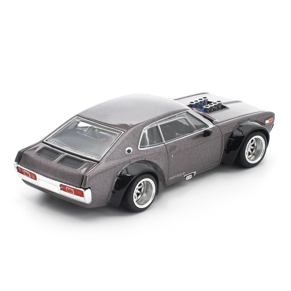 Nissan Laurel C130 metallic grey 1:64 Pop Race Limited