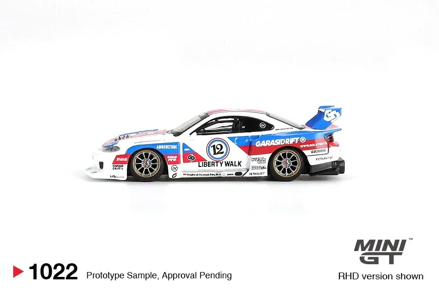 Nissan SILVIA S15 LB-Super Silhouette GARASIDRIFT x LBWK 2025 1:64 Mini GT
