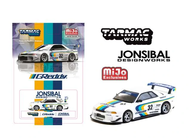 Nissan Skyline GT-R R32 Widebody Jonsibal Designworks Greddy Limited white 1:64 Tarmac