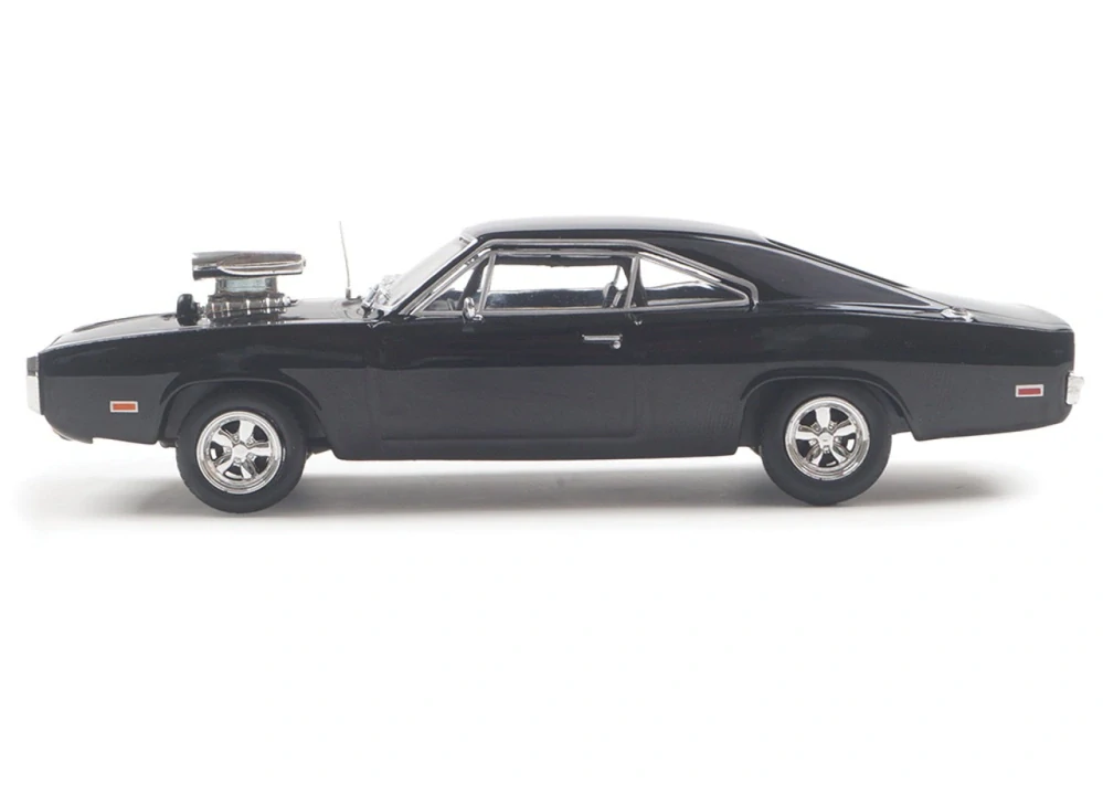 Dodge Charger with Blown Engine 1970 black 1:43 Ixo America