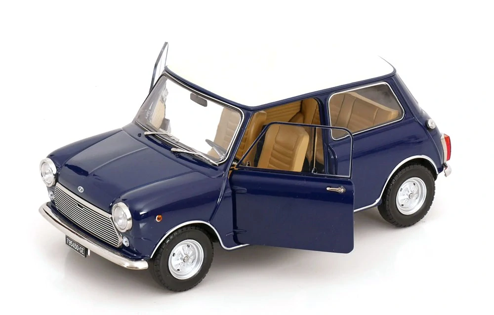 Innocenti Mini Cooper MK1 1966 blue/ivory 1:18 Mitica