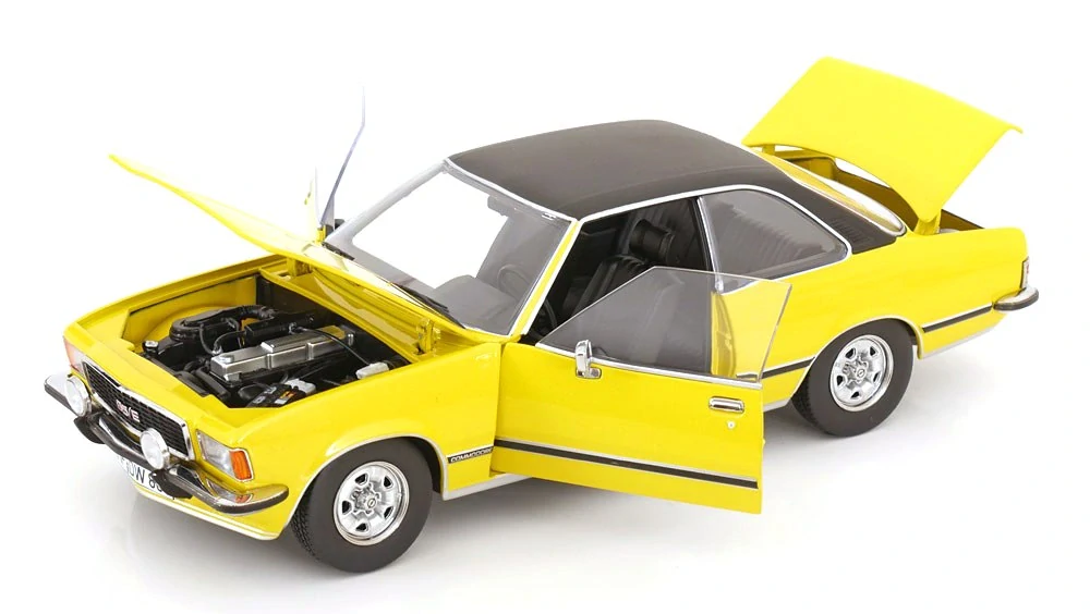 Opel Commodore B GS/E Coupé 1975 brillant yellow 1:18 Touring Modelcars