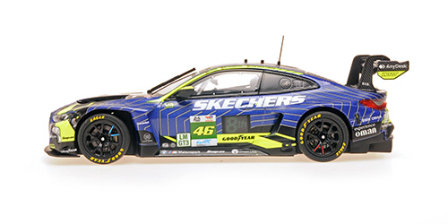 BMW M4 GT3 EVO Team WRT #46 Rossi/Al-Harthy/Van Der Linde 24H Le Mans 2025 1:43 Minichamps