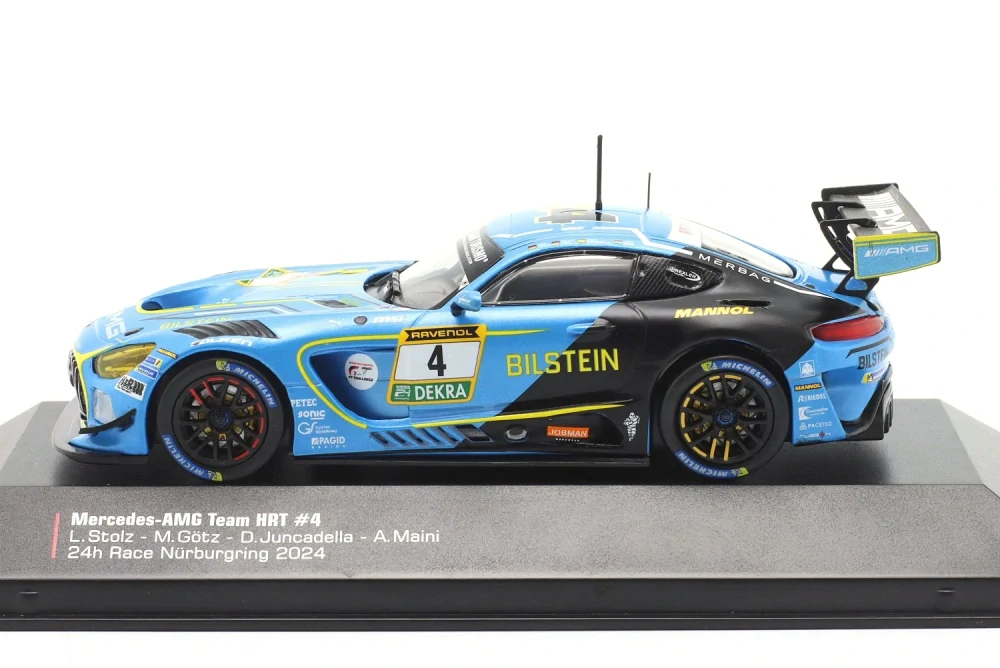 Mercedes-Benz AMG GT3 Evo #4 Götz/Juncadella/Stolz 4th 24H Nürburgring 2024 1:43 Ixo Models