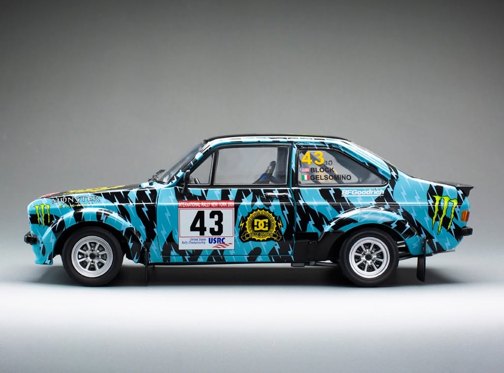 Ford England Escort MKII RS1800 #43 Block/Gelsomino Rally New York 2009 1:18 Sun Star