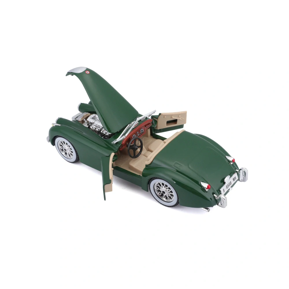 Jaguar XK 120 Cabriolet 1948 green 1:24 Bburago